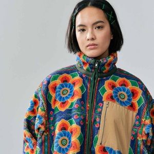 SUNDAE SCHOOL DANCHEONG FLEECE ZIP UP